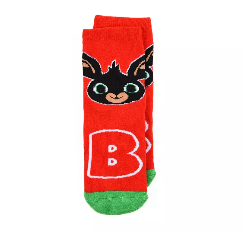 Bing Bunny Antislip Sokken – Rood/Groen – Maat 19/22 t/m 27/30 - Afbeelding 2