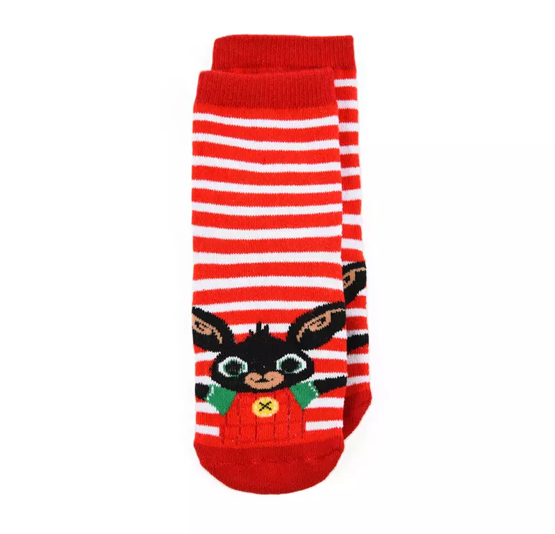 Bing Bunny Antislip Sokken – Rood/Wit Gestreept – Maat 19/22 t/m 27/30 - Afbeelding 2