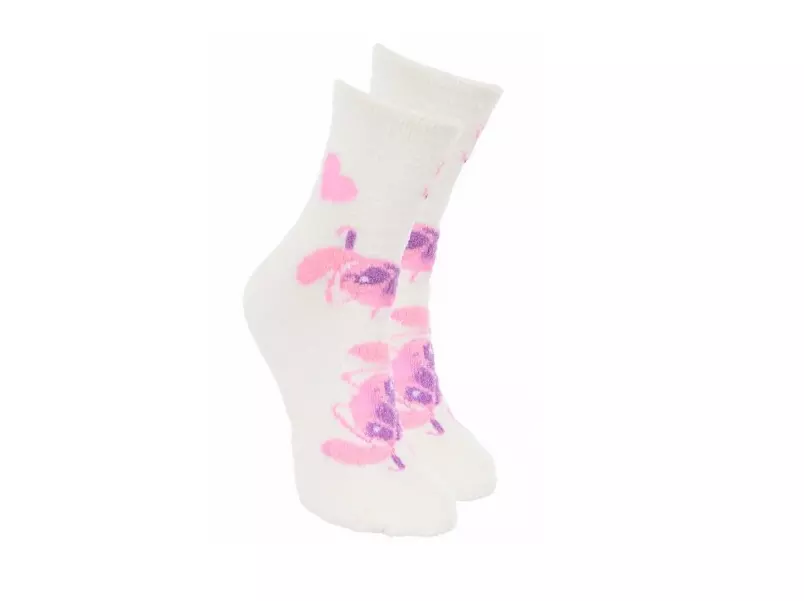 Disney Stitch Fluffy Huissokken – Offwhite – Superzacht & Warm – Maten 36/38 en 39/41 - Afbeelding 2